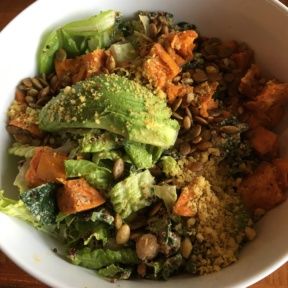 Gluten-free vegan salad from Real Food Daily